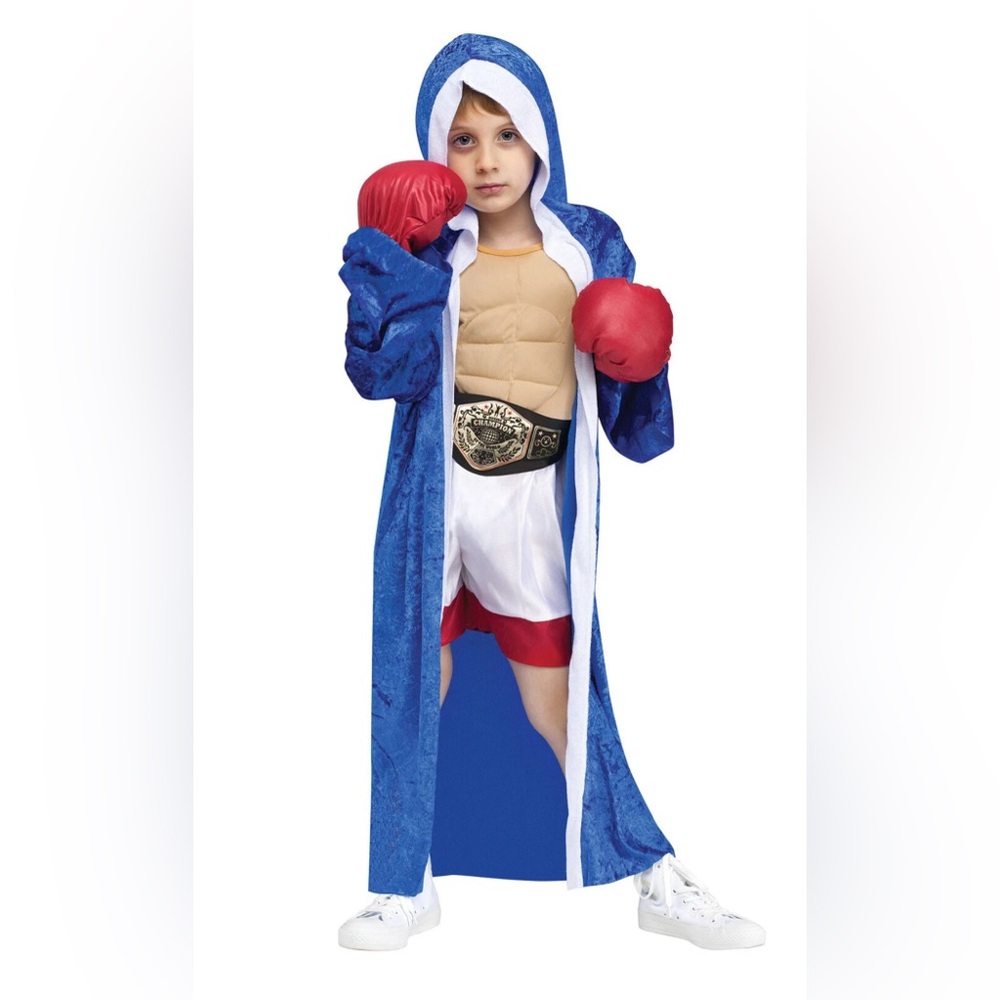 Lil Champ Kids Boxer Champion Children’s Halloween Costume Size 3-4T